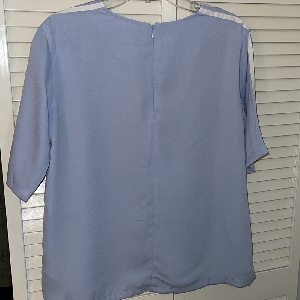 Baby Blue Adidas Blouse - Picture 3 of 3